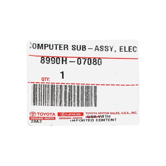 New Toyota Avalon 2019-2023 Genuine / OEM Smart Remote Key 3+1 Buttons 314.35/312.11MHz OEM Part Number: 8990H-07080, 8990H07080 - FCC ID: HYQ14FBC | Emirates Keys