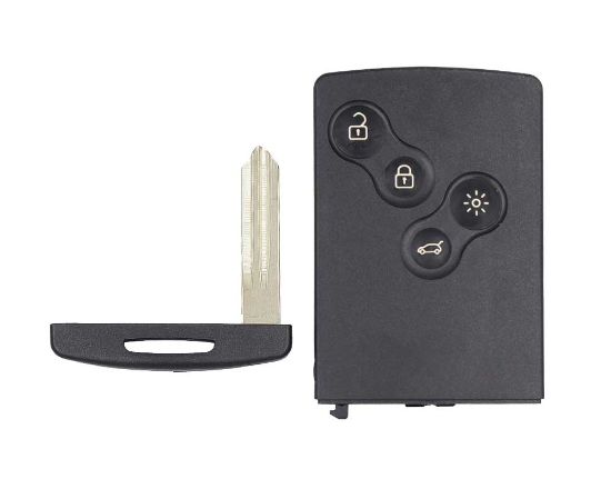 NEW REN Koleos Samsung QM5 Smart Card Keyless Type 4 Buttons 433MHz PCF7952A Transponder High Quality Best Price - MK3 Remotes  | Emirates Keys