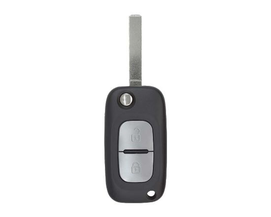 New Nissan Micra Note Navara Qashqai Modified Flip Remote Key 2 Buttons 433MHz / PCF7946 Transponder - Emirates Keys Products 