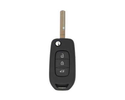 New Renault Dacia Duster Sandero Symbol Twingo Flip Remote Key 3 Buttons 433MHz AES PCF7961 Transponder Remotes Blade | Emirates Keys