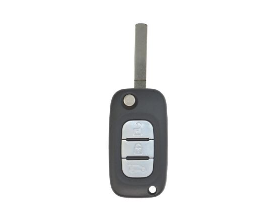 NEW Renault Fluence Megane 3 Flip Remote Key 3 Buttons 433MHz PCF7961A Transponder Blade - MK Remotes  | Emirates Keys