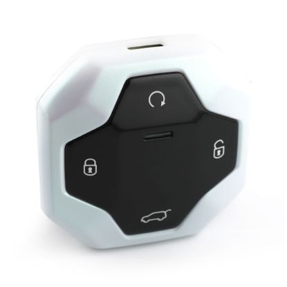 Used Jetour Original Smart Remote Key 4 Buttons 433MHz White Blue Color Transponder - ID: HITAG 3 - ID47 NCF29AXX | Emirates Keys