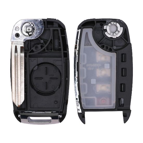 New Aftermarket Kia Flip Remote Key Shell 3+1 Buttons HYN14 Blade SUV Type High Quality Best Price | Emirates Keys