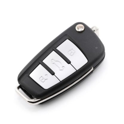Keydiy KD Universal Flip Remote Key 3 Buttons Audi Metal Type B02 Work With KD900 And KeyDiy KD-X2 Remote Maker and Cloner | Emirates Keys