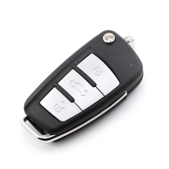 Keydiy KD Universal Flip Remote Key 3 Buttons Audi Metal Type B02 Work With KD900 And KeyDiy KD-X2 Remote Maker and Cloner | Emirates Keys