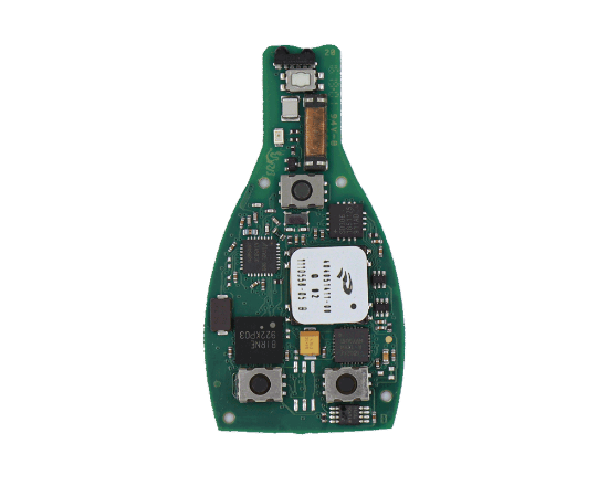 Mercedes FBS4 Original Smart Remote Key PCB 3+1 Button 315MHz with Aftermarket Shell Ready to Program