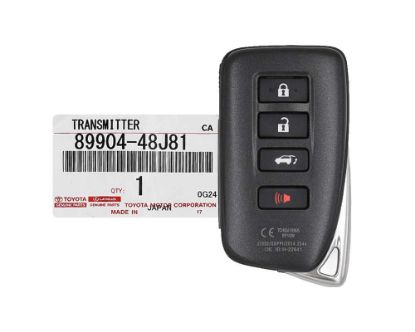 Brand New Lexus RX350 2020 Genuine/OEM Smart Key 4 Buttons 433MHz 89904-48J81 8990448J81 / FCCID: BP1EW | Emirates Keys