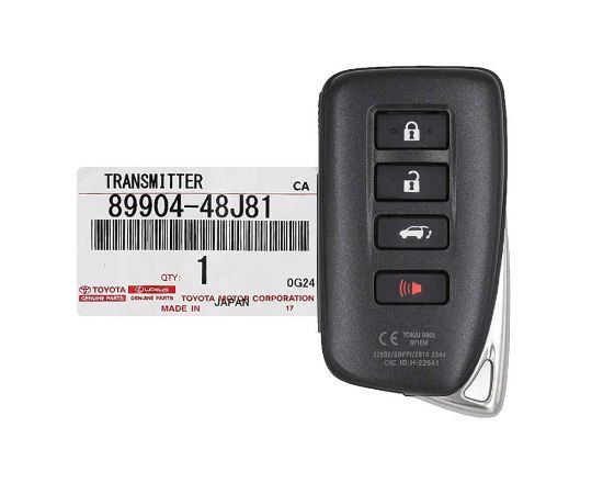 Brand New Lexus RX350 2020 Genuine/OEM Smart Key 4 Buttons 433MHz 89904-48J81 8990448J81 / FCCID: BP1EW | Emirates Keys