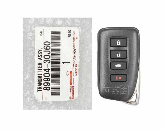Brand New Lexus ES 2016 Genuine/OEM Smart Key Remote 4 Buttons 433MHz 89904-30J60 , 89904-30J61 , 89904-30J62 | Emirates Keys