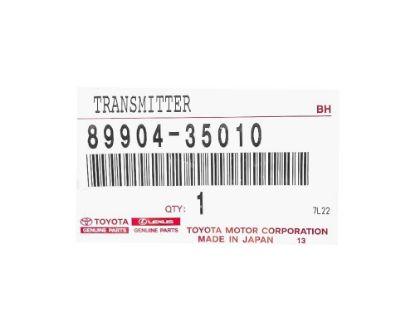 Brand New Toyota Prius 4Runner Venza 2010-2019 Genuine/OEM Smart Key Remote 3 Buttons 315MHz FSK / 89904-35010 8990435010 / FCCID: HYQ14ACX | Emirates Keys