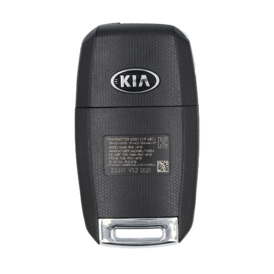 Used KIA Sedona Carnival Original Flip Remote Key 3+1 Buttons 433MHz OEM Part Number: 95430-A9110 FCC ID : TQ8-RKE-4F19 | Emirates Keys
