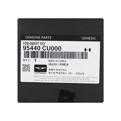 New Hyundai Genesis GV60 2022 Genuine / OEM Smart Remote Key 5+1 Buttons 433MHz Black Color OEM Part Number: 95440-CU000 | Emirates Keys