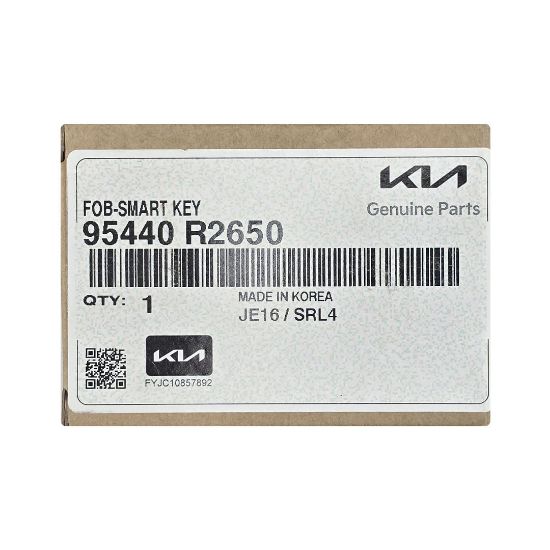 New KIA Sportage 2024 Genuine / OEM Smart Remote Key 3 Buttons 433MHz OEM Part Number: 95440-R2650, 95440R2650 | Emirates Keys