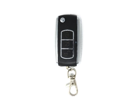 Picture of Keyless Entry System Bently Chrome Flip 3 Buttons Model FK125