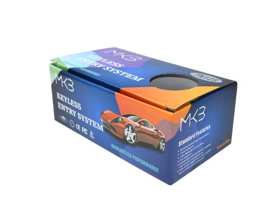 Picture of Keyless Entry System Bently Chrome Flip 3 Buttons Model FK125