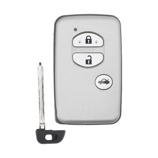 New KeyDiy KD Toyota Universal Smart Remote Key 3 Buttons With Silver Key Shell TDB03-3 | Emirates Keys