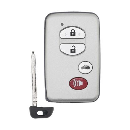 New KeyDiy KD Toyota Universal Smart Remote Key 3+1 Buttons With Silver Key Shell TDB03-4 | Emirates Keys