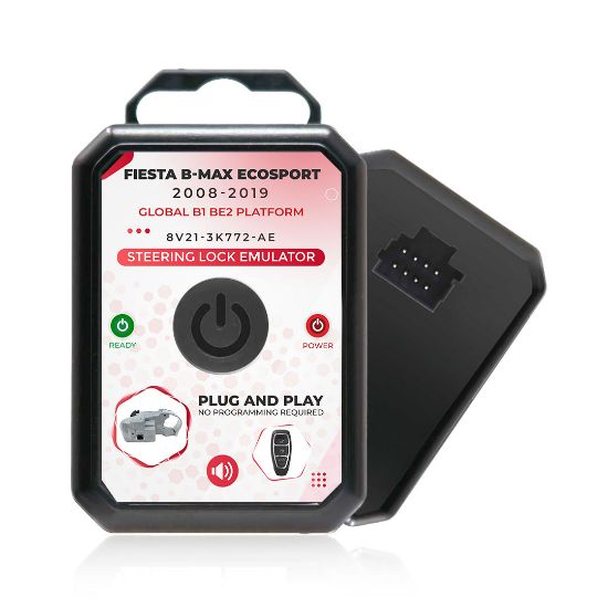 New Ford Fistea B-MAX EcoSport 2008-2019 Globel B1 BE2 Platform Steering Lock Emulator Simulator With Lock Sound No Programming Required  | Emirates Keys