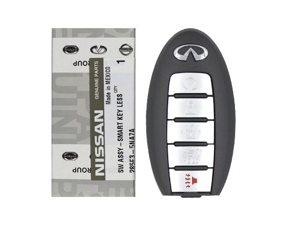 Brand New Infiniti QX50 2019 Genuine/OEM Smart Remote Key 5 Buttons 433MHz 285E3-5NA7A 285E35NA7A / FCCID: KR5TXN1 OEM Box | Emirates Keys