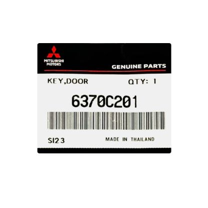 New Mitsubishi L200 2019 Genuine / OEM Remote Key 2 Buttons 433MHz OEM Part Number: 6370C201 | Emirates Keys
