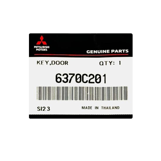 New Mitsubishi L200 2019 Genuine / OEM Remote Key 2 Buttons 433MHz OEM Part Number: 6370C201 | Emirates Keys