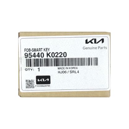 New KIA Soul 2020 Genuine Smart Remote Key 4 Buttons 433MHz OEM Part Number: 95440-K0220 / 95440K0220 | Emirates Keys