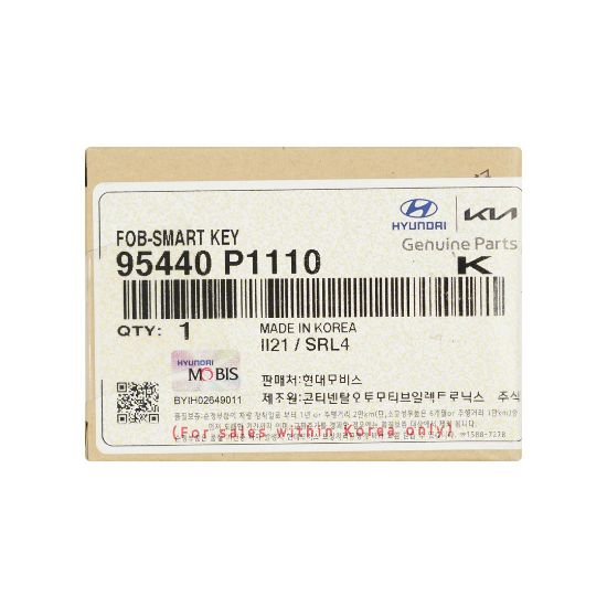 New Kia Sportage 2023 Genuine / OEM Smart Remote 4+1 Buttons 433MHz OEM Part Number: 95440-P1110 / 95440P1110 | Emirates Keys