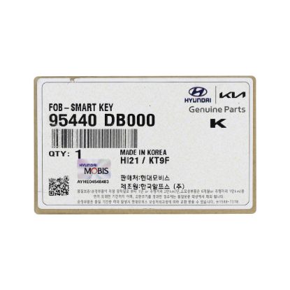 New KIA Niro 2021 Genuine / OEM Smart Remote Key 3+1 Buttons 433MHz OEM Part Number: 95440-DB000 | Emirates Keys