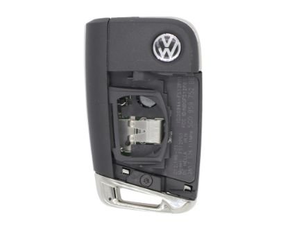 Volkswagen VW Golf MQB 2015 Flip Proximity Remote Key 3+1 Buttons 315MHz OEM Part Number: 5G0 959 753 BE Transponder ID: Megamos Crypto 128-bits AES - ID88