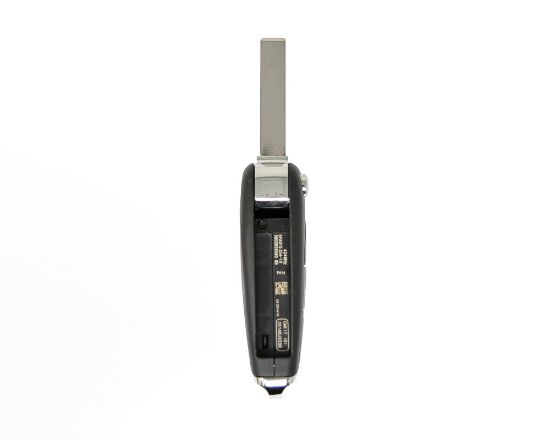 Picture of Peugeot Flip Remote Shell Chrome 3 Button with Battery Holder