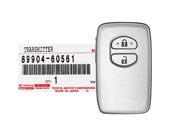 BRAND NEW Toyota Prado Land Cruiser 2010-2017 Genuine/OEM Smart Key Remote 2 Buttons 315MHz 89904-60561 / 89904-60562 - FCCID: HYQ14ACX | Emirates Keys