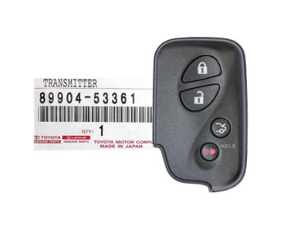 Brand New Lexus ES GS 2009-2012 Genuine/OEM Smart Key 4 Buttons 433MHz ASK 89904-53361, 89904-53321, 89904-53322 / FCCID: 14AAC | Emirates Keys