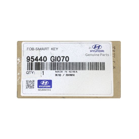 New Hyundai Ioniq 2022 Genuine / OEM Smart Remote Key 7 Buttons 433MHz OEM Part Number: 95440-GI070, 95440GI070 | Emirates Keys