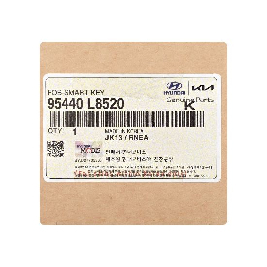 New Kia 2024 Genuine / OEM Smart Remote Key 6+1 Buttons 433MHz OEM Part Number: 95440-L8520, 95440L8520 | Emirates Keys