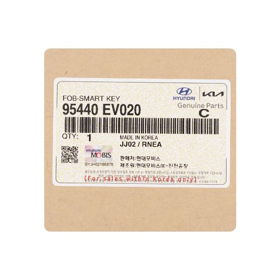 New Kia 2024 Genuine / OEM Smart Remote Key 4+1 Buttons 433MHz OEM Part Number: 95440-EV020, 95440EV020 | Emirates Keys