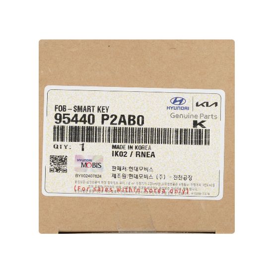 New KIA Sorento Hybrid 2024 Genuine / OEM Smart Remote Key 4+1 Buttons 433MHz OEM Part Number: 95440-P2AB0 , 95440P2AB0 | Emirates Keys