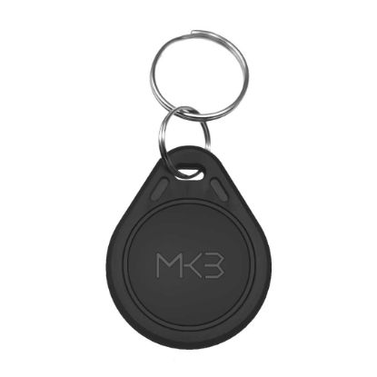 100x RFID KeyFob Tag 125Khz Re-writable Proximity T5577 Card Key Fob Black Color & FREE Handheld Duplicator Card Reader Copier Writer | Emirates Keys