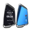 New-Aftermarket-LCD-Universal-Smart-Key-Kit-With-Keyless-Entry-And-IOS-Car-Knife-Style-Location-Tracking-System-Silver-Color---Emirates-Keys
