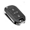 New-Peugeot-301-508-Citroen-C-Elysee-C4-Cactus-Flip-Remote-Key--433-MHz-3-Buttons---MK3-Remotes---Emirates-Keys