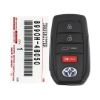 Brand-New-Toyota-Venza-2021-Genuine-OEM-Smart-Remote-Key-4-Buttons-315MHz-8990H-48050-8990H48050---FCCID:-HYQ14FBX---MK3