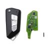 New-Xhorse-XKGA82EN-Electroplated-Matte-Style-3-Buttons-Universal-Wired-Remote-Key-High-Quality-Best-Price---Emirates-Keys