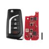 Xhorse-VVDI-Key-Tool-VVDI2-Wire-Flip-Remote-Key-3+1-Button-Toyota-Type-XKTO12EN-2nd-Generation-(-New-Version-of-XKTO10EN-)---Emirates-Keys
