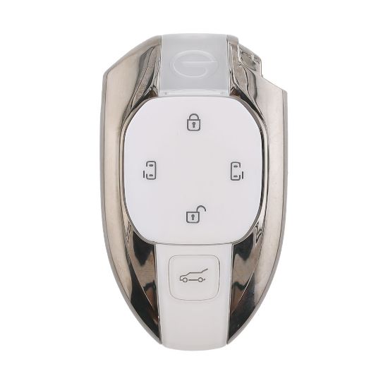 Like New Without Box GAC GS8 2024 Original Smart Remote Key 5 Buttons Slider Door 433MHz Transponder - ID: HITAG 128-bits AES ID4A NCF29AXM - White Color | Emirates Keys