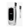 New Aftermarket LCD MH-10 Universal Flip Remote Key Silicone Silver Color ( PKE Car-Level Comfortable Entry System )  | MK3