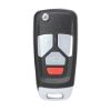 New Xhorse Xhorse VVDI Key Tool Wire Flip Remote Key 3+1 Buttons Audi Style XKAU22EN 2nd Generation XKAU22EN Support generation or cloning by VVDI key tool and VVDI2  | MK3